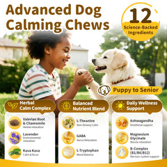 POPPAW Calming Chews soft bites closeup highlights bacon flavor for daily treats.