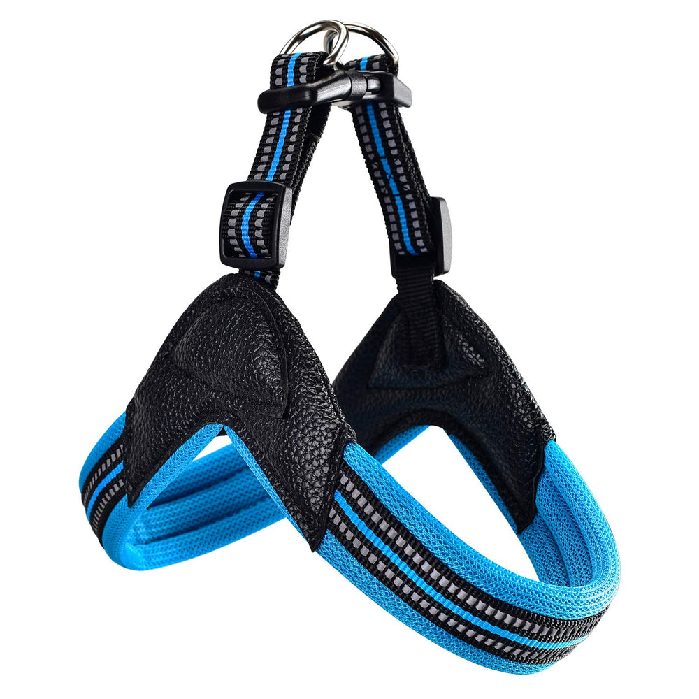 PORDLIE dog harness front view with no-pull design for controlled walking