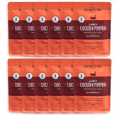 Portland Pet Food Company Luke's Chicken N' Pumpkin pouch front view highlights premium, human-grade nutrition.