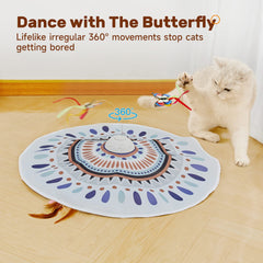 Potaroma 3in1 cat toy removable cover exposes feather for extended hunts