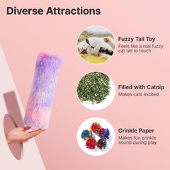 Potaroma cat toys pillows — organic catnip inside for engaging playtime