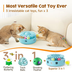 Potaroma random-movement-feather prompts swats and stalking.