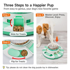 Potaroma dog puzzle toy slow feeder capacity keeps meals gradual