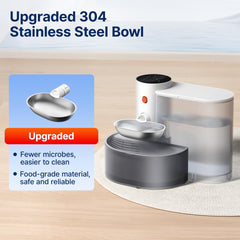 Potaroma stainless steel bowl closeup highlights durable, easy to clean surface