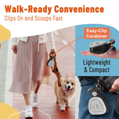 potomo pooper scooper supports one-handed use for fast park cleanups