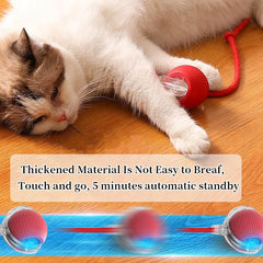 Pounce Pal cat toy in-use demonstrates active-play mode delivering interactive engagement