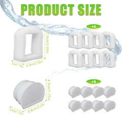 Poweka Drinkwell carbon filter helps reduce odors and improve water freshness.
