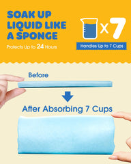 Powools leakproof bottom layer protects floors from accidents.