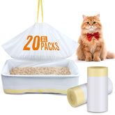 Powools extralarge litter liner showing oversized 36.2 by 17.7 inches for large boxes and reduced spills