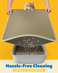 Powools waterproof bottom protects floors from urine and spills.