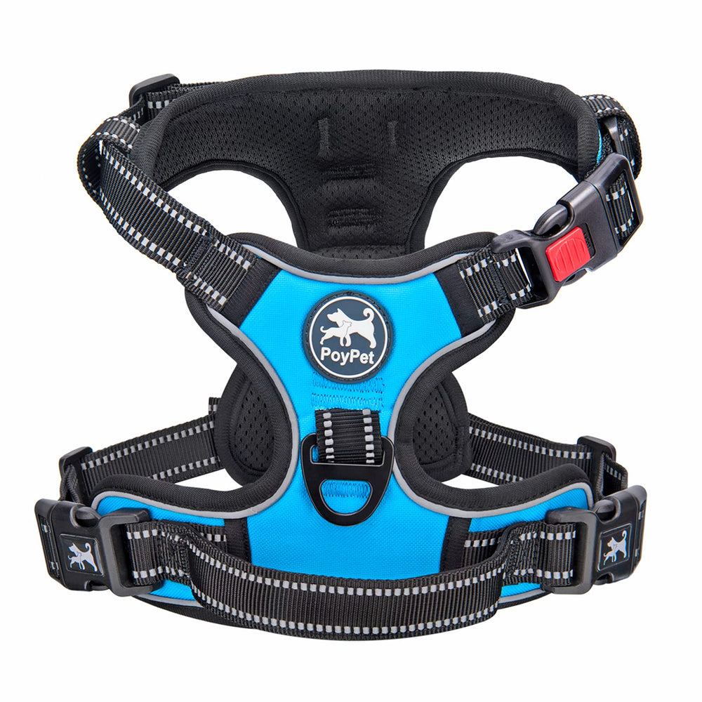 PoyPet No Pull Harness front clip for better control during walks