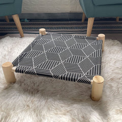 Pozico natural pine wood poles emphasizing secure feel for pets