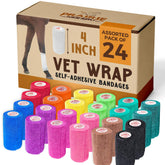 Prairie Horse Supply Vet Wrap self-adhesive application enables clips-free bandaging