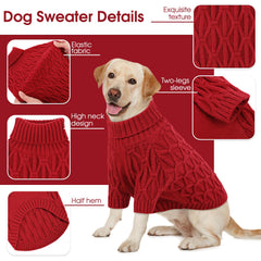 Preferhouse small dog sweater size range from XS to XL for versatile fit.