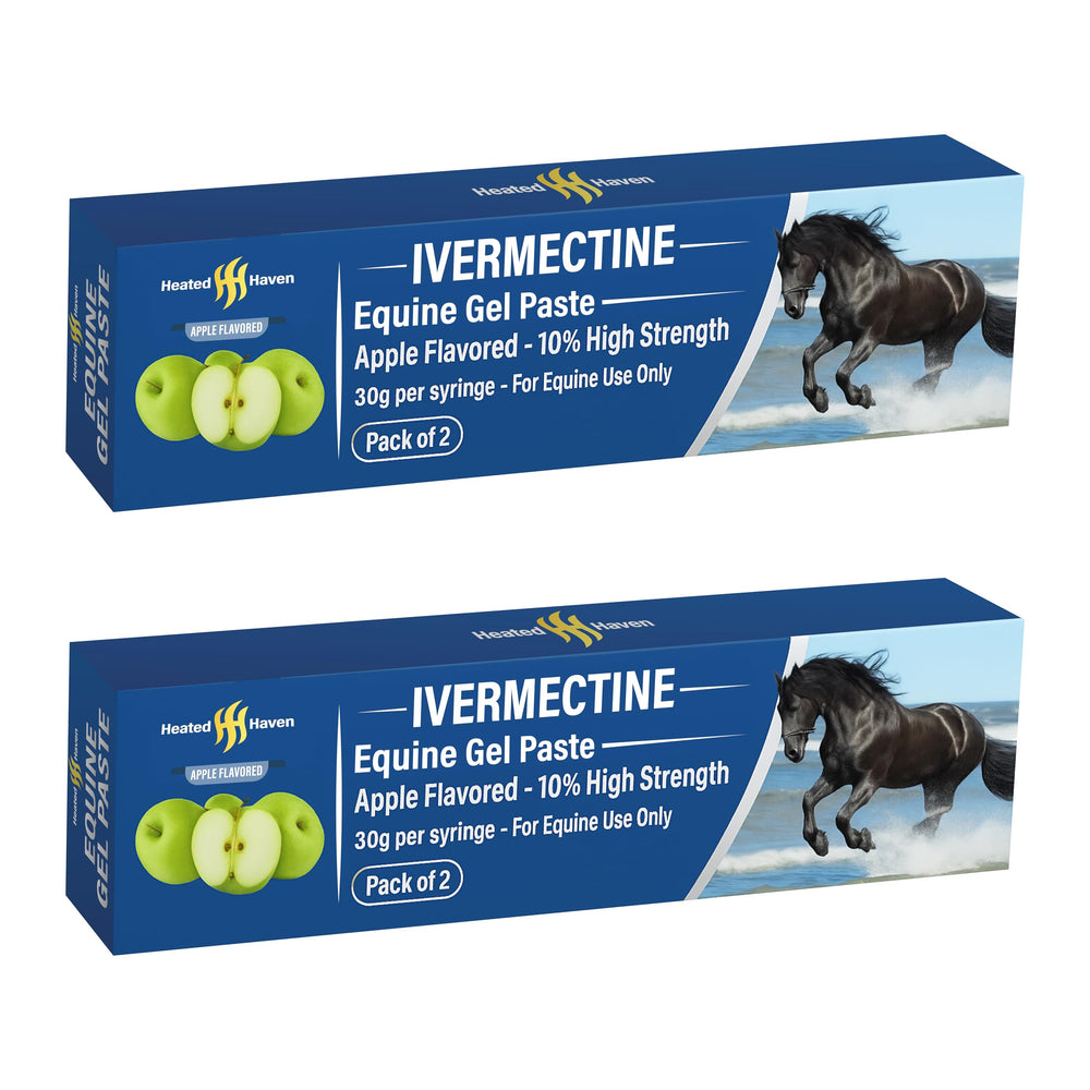 Premium Horse Paste Gel apple-flavored syringe enabling easy barn dosing and handling.