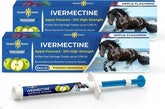 Premium Horse Paste Gel apple-flavored syringe enabling easy barn dosing and handling.