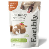 Presidio Earthly Pill Buddy Naturals packaging highlights pill concealment for dogs.