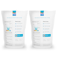 PrettyLitter 6 lb bag in a multi-pack for space-saving storage