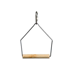 Prevue Birdie Basics birch/wire swing adds natural enrichment to your bird's cage.
