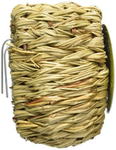 Prevue BPV1151 Finch covered twig nest in cage, natural resting hideaway.