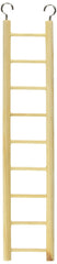 PH Prevue Hendryx BPV385 wood ladder 9-step perch promotes safe climbing and daily play.