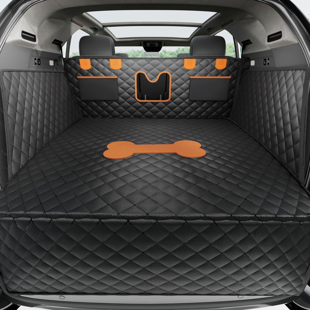 PREWERK Dog Cargo Liner folded compactly for easy storage after muddy hikes
