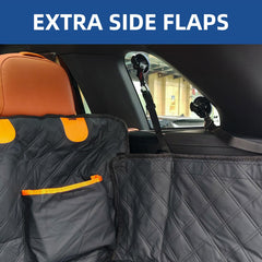 PREWERK Dog Cargo Liner side flap protects door walls from claws during loading