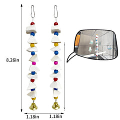 PRFOKEY easy-clip design attaches to cages quickly for instant play