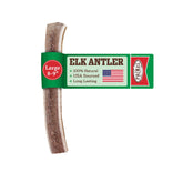 Primal Antlers for Dogs close-up of split elk antler promoting safe, natural chewing.