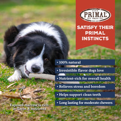 Primal Pet Foods naturally shed moose antlers highlight ethical sourcing and quality.