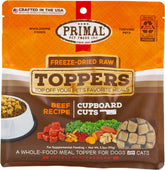 Primal Pet Foods Toppers Beef Liver-serve boosts protein for training rewards.