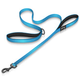 Prima Pets Reflective 4ft leash front view highlighting visibility for night walks