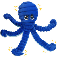 Prime Pets Squeaky Octopus Toy large dog front view for engaging fetch and tug play