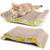 PrimePets cat-scratching-board 2-pack side-by-side lounging and scratching surface
