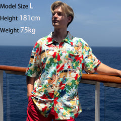 PriPre dog shirt Hawaii adjustable buckle closure for easy, secure on/off.