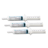 PRN Duralactin feline paste bottle with dial-dose syringe enables easy administration.