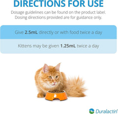 PRN Duralactin feline paste for cats and kittens supports daily activity.