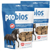 Probios for Horses Soft Chews bag front showing apple flavor for daily gut support.