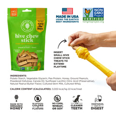 Project Hive organic honey detail highlighting natural flavor and ingredients.