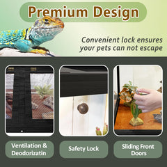 PROLEE four-sided tempered glass provides crystal-clear visibility from every angle
