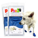 Protex PawZ blue dog boots pack 24 for medium paws, ideal for rainy walks.