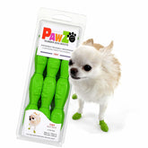 Protex PawZ tiny-paws boots green pull-on for small dogs.