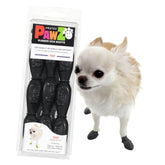 Protex PawZ tiny-paws closeup shows secure fit for small dogs