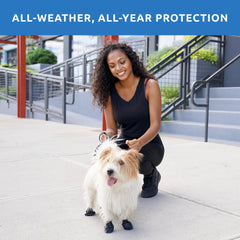 Protex PawZ waterproof dog shoes guard paws in wet weather and muddy terrain