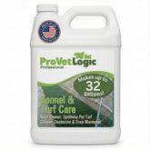 ProVetLogic Kennel Care bottle pour shows concentrated cleaner for kennels and turf