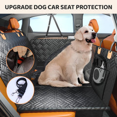 PROZAR dog car seat cover waterproof fabric protects seats from dirt and spills