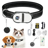 PRRPRR pet camera collar on dog captures 1080p video for monitoring.