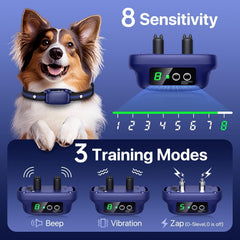 PRTRFLC bark collar mode beep highlights gentle correction for walks