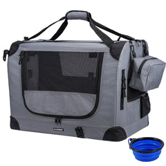 Prutapet large cat carrier top opening for easy access during travel