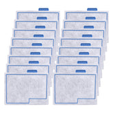 Pryitier 16-pack small filter cartridge for Aqueon keeps aquarium water clear.